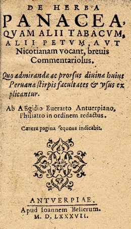 De Herba Panacea Title Page